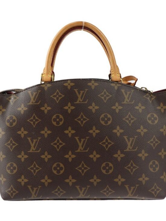Louis Vuitton Petit Palais PM Handbag Leather Brown Gold Hardware